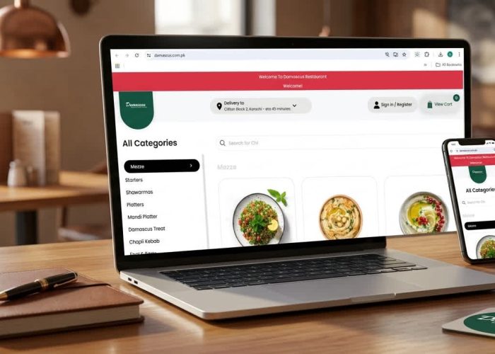 Damascus Restaurant Web